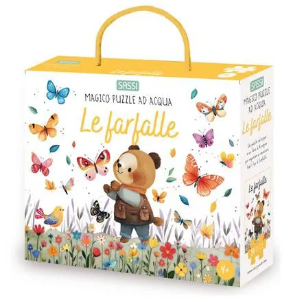 Le farfalle. Magico puzzle ad acqua. Con puzzle