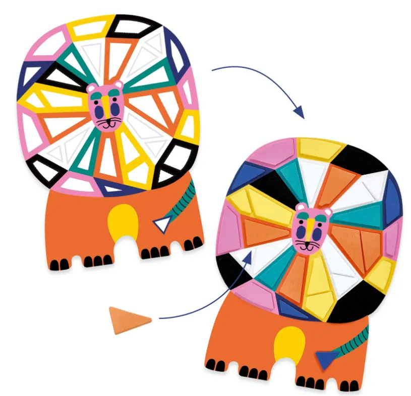Mosaico - Animali della Savana
