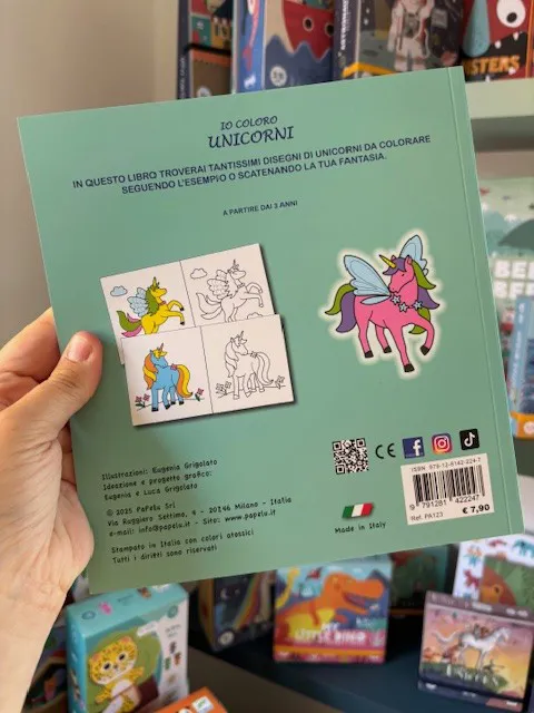 Io coloro - Unicorni - Papelu