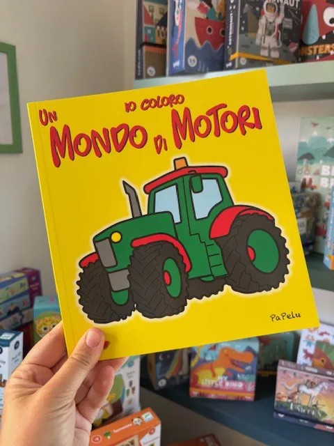 Io coloro - Un mondo di motori - Papelu