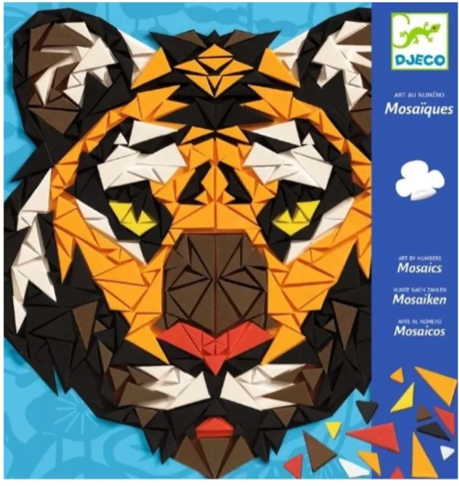 Mosaico Khan - Tigre e Orango