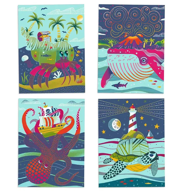 Carte da grattare - Topsy Turvy - Sottosopra