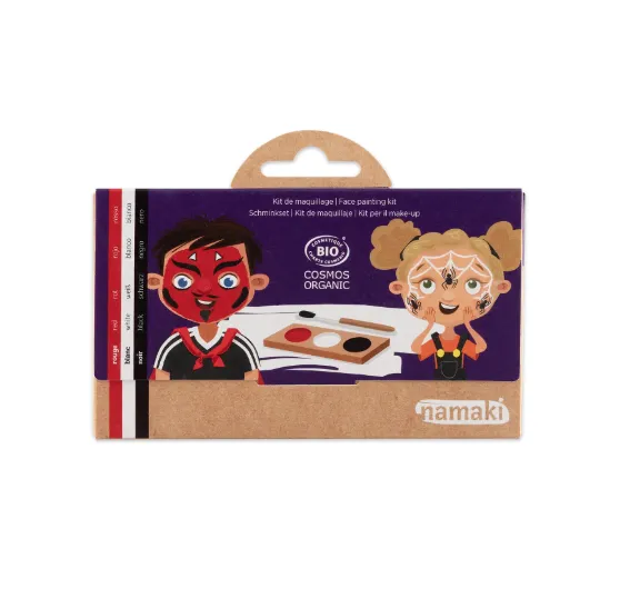 Face painting BIO kit 3 colori - Diavoletto e ragno