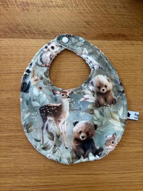 Bavaglia in cotone animali Animali bosco