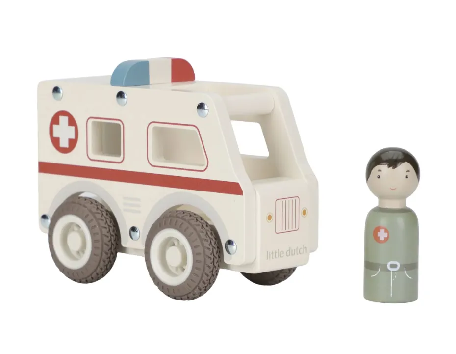 Ambulanza in legno