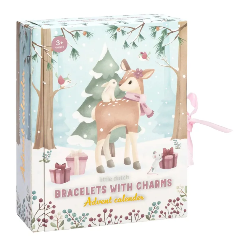 Braccialetti del calendario dell'avvento di Natale