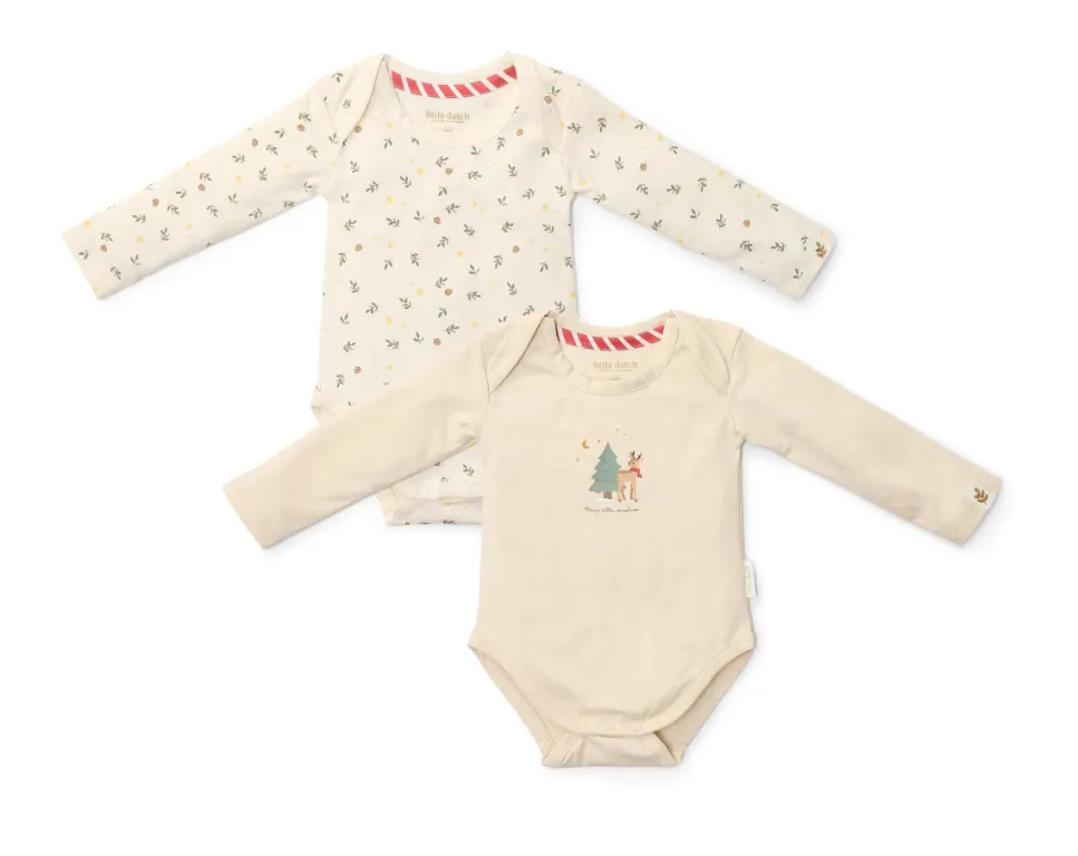 Set 2 body a maniche lunghe Christmas