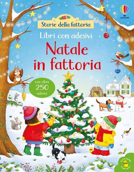 Natale in fattoria. Con adesivi
