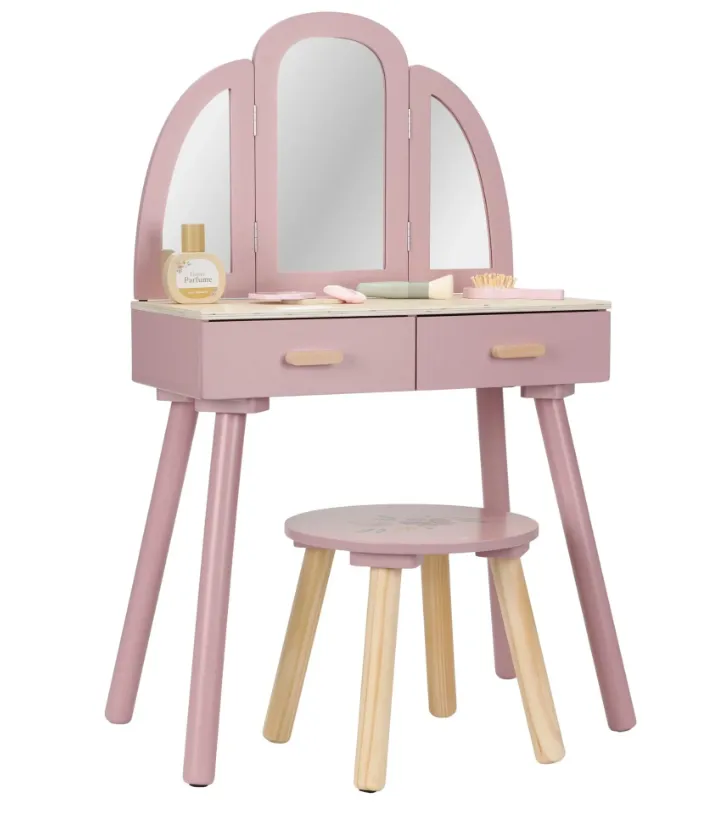 Toeletta in legno – Rosa
