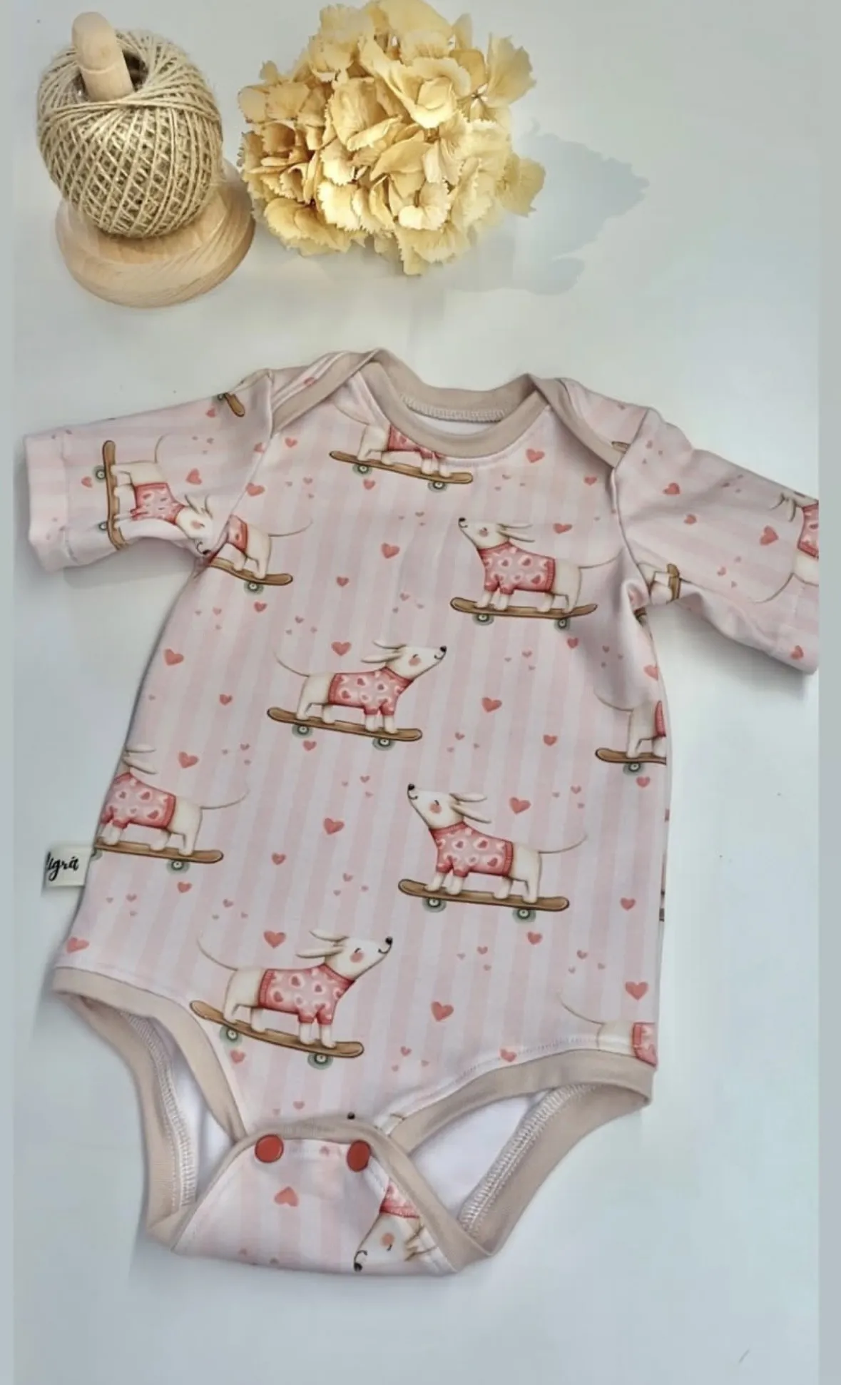 Body taglia 3 mesi - Bassotti sullo skate