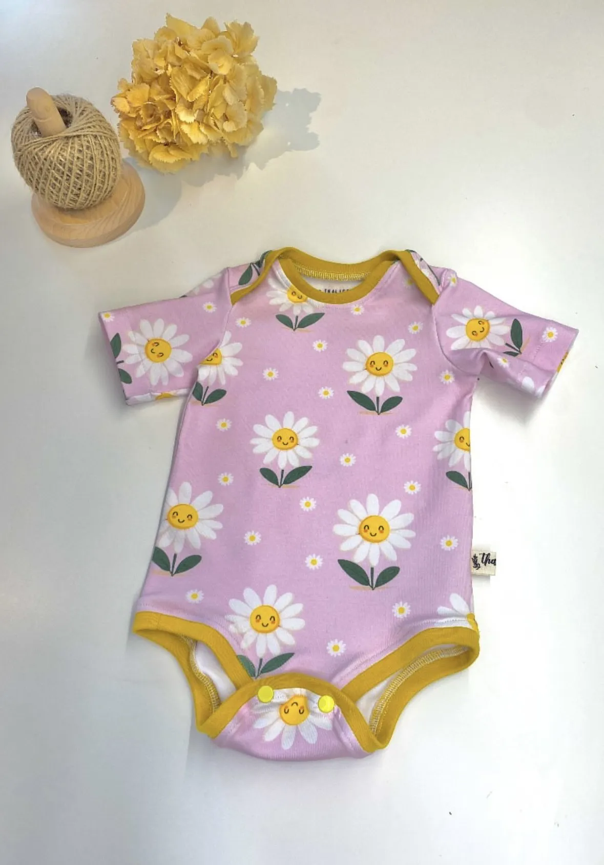 Body taglia 9 mesi - Margherite