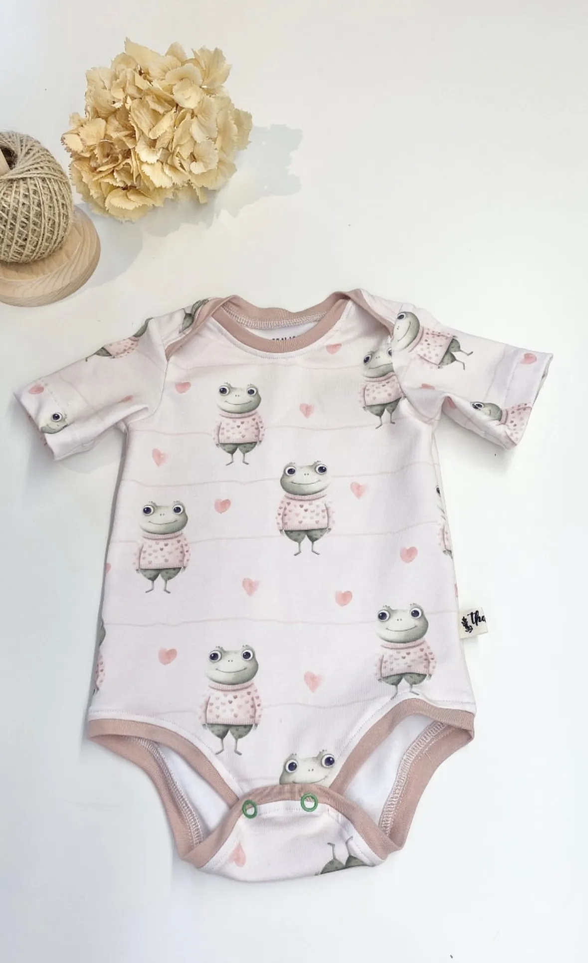 Body taglia 9 mesi - Ranocchie