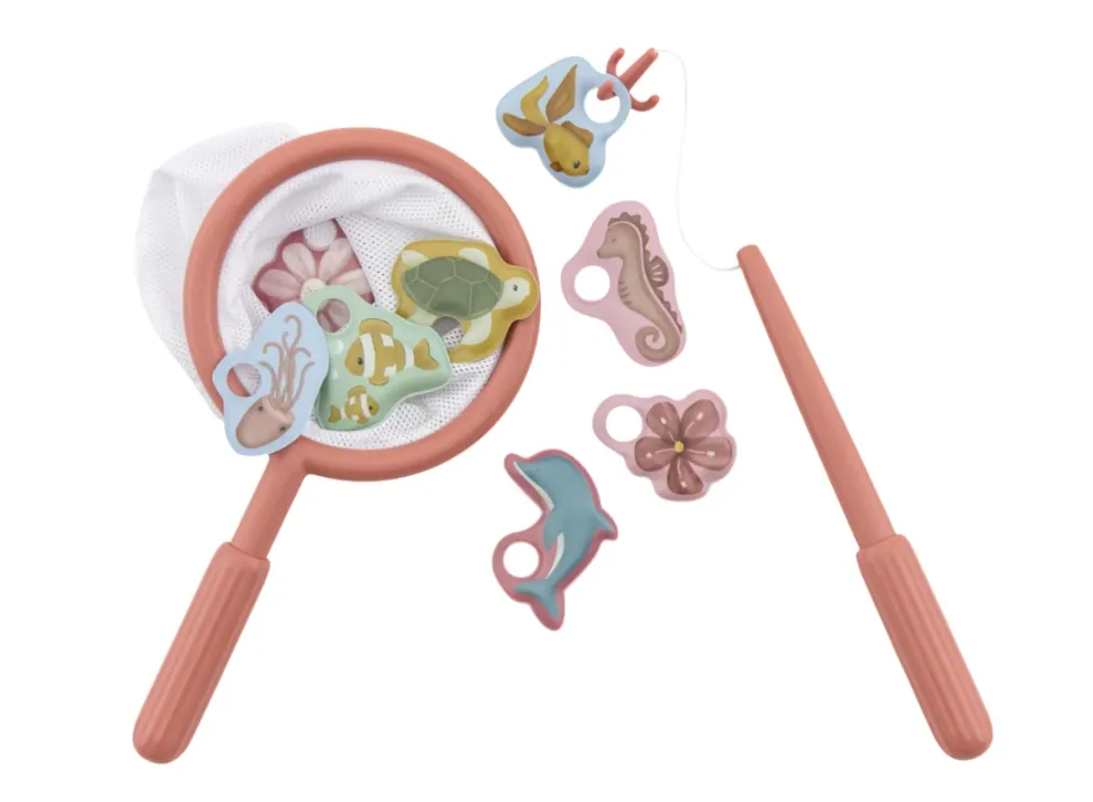 Gioco da pesca per bagno - rosa
