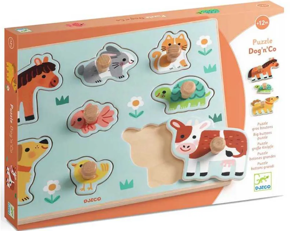 PUZZLE in legno ad incastro DOG'N'CO