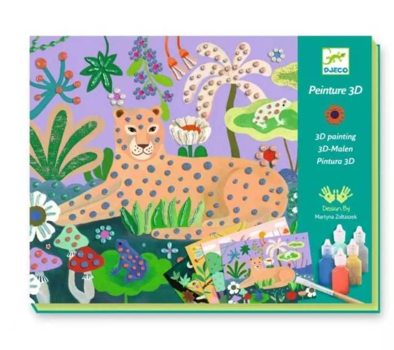 Kit artistico Foresta tropicale pittura 3D