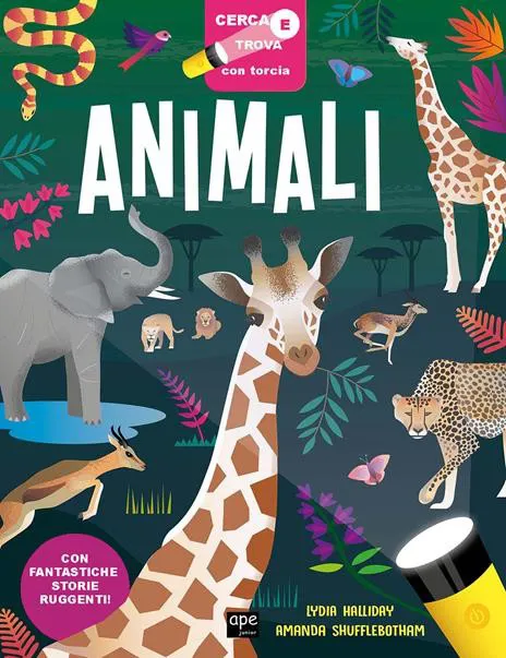 Animali. Cerca e trova con torcia.
