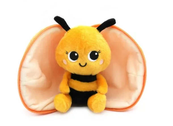 Peluche ape nel mandarino