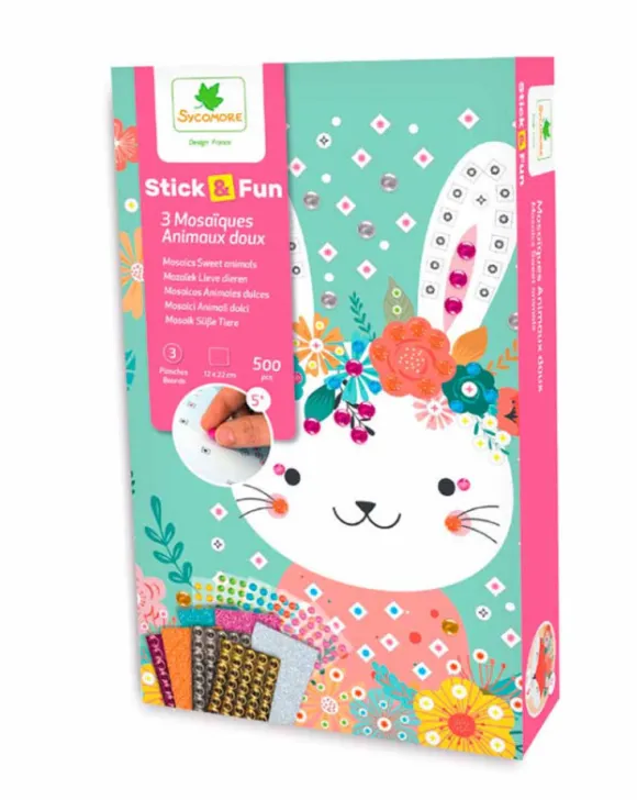 Set Creativo - 3 mosaici Dolci Animali