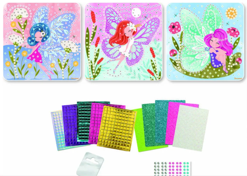 Set Creativo - 3 mosaici Fatine