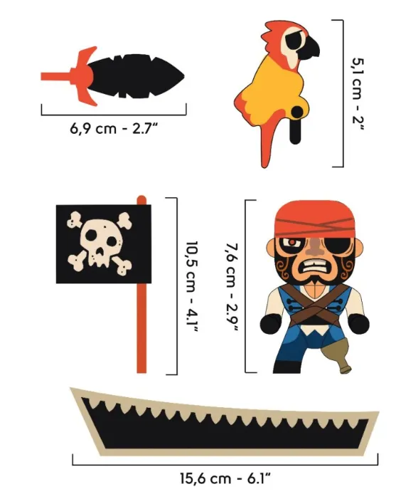 Billy Cannot, Piratous Arty toys - Personaggio pirata