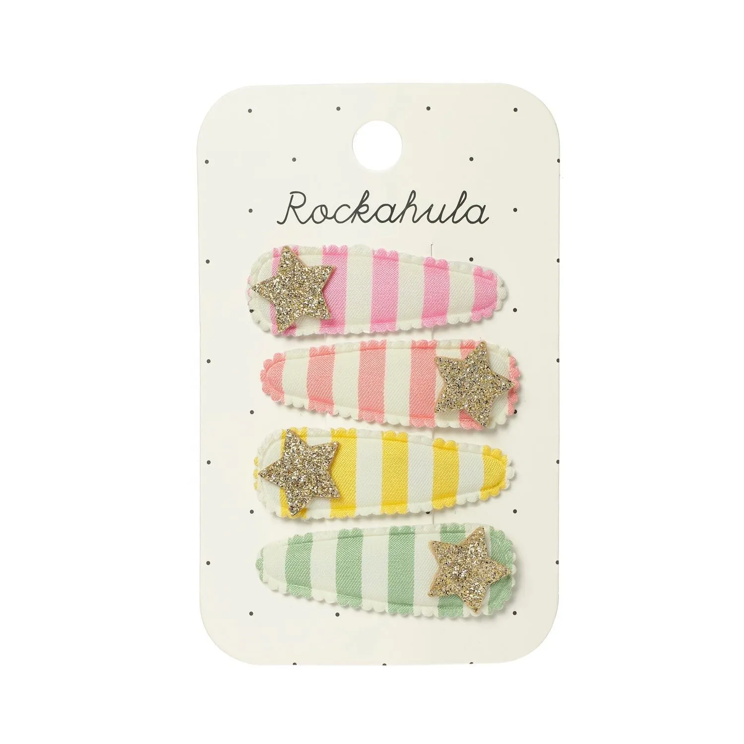 4 mollette righe colorate