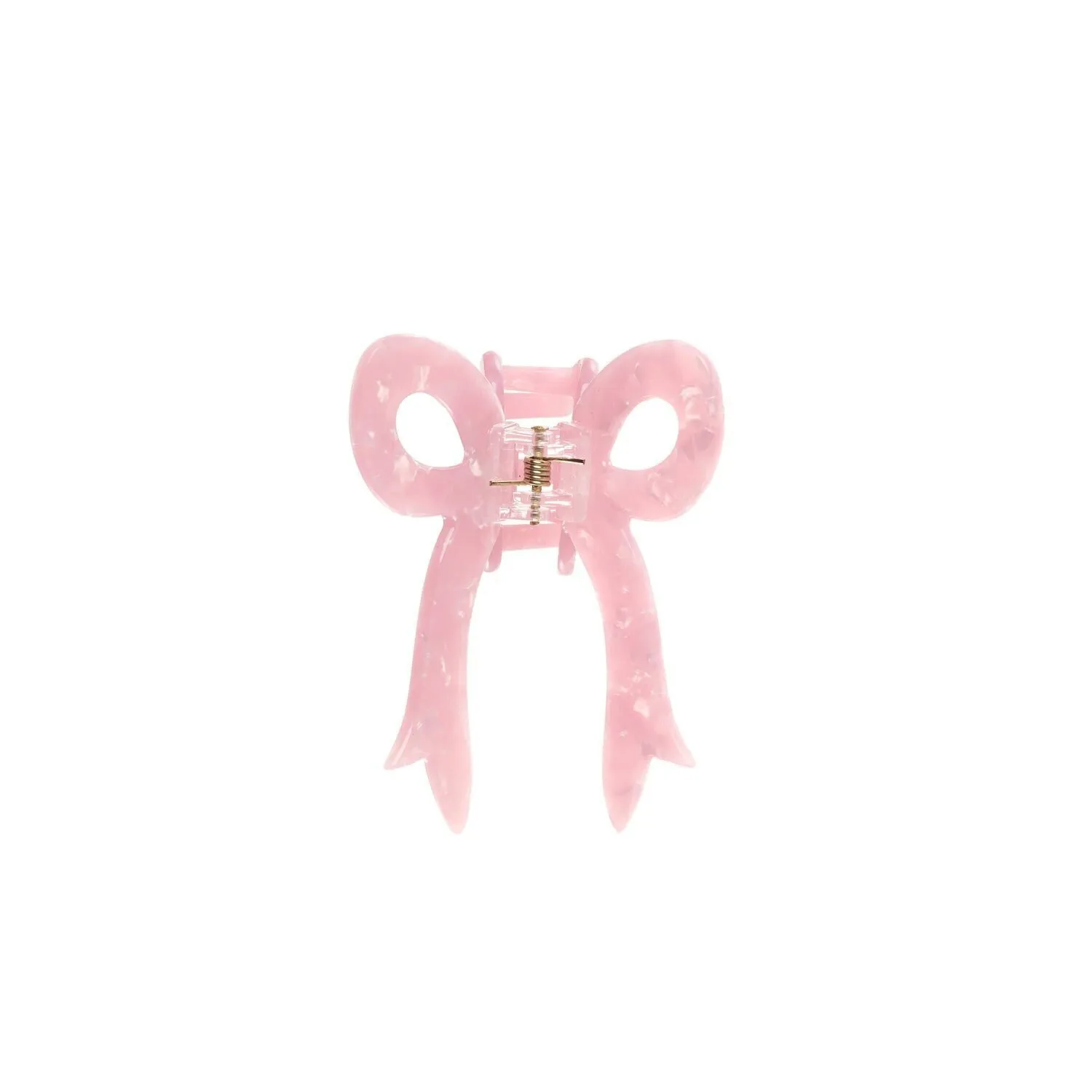 Fermaglio a forma di fiocco rosa