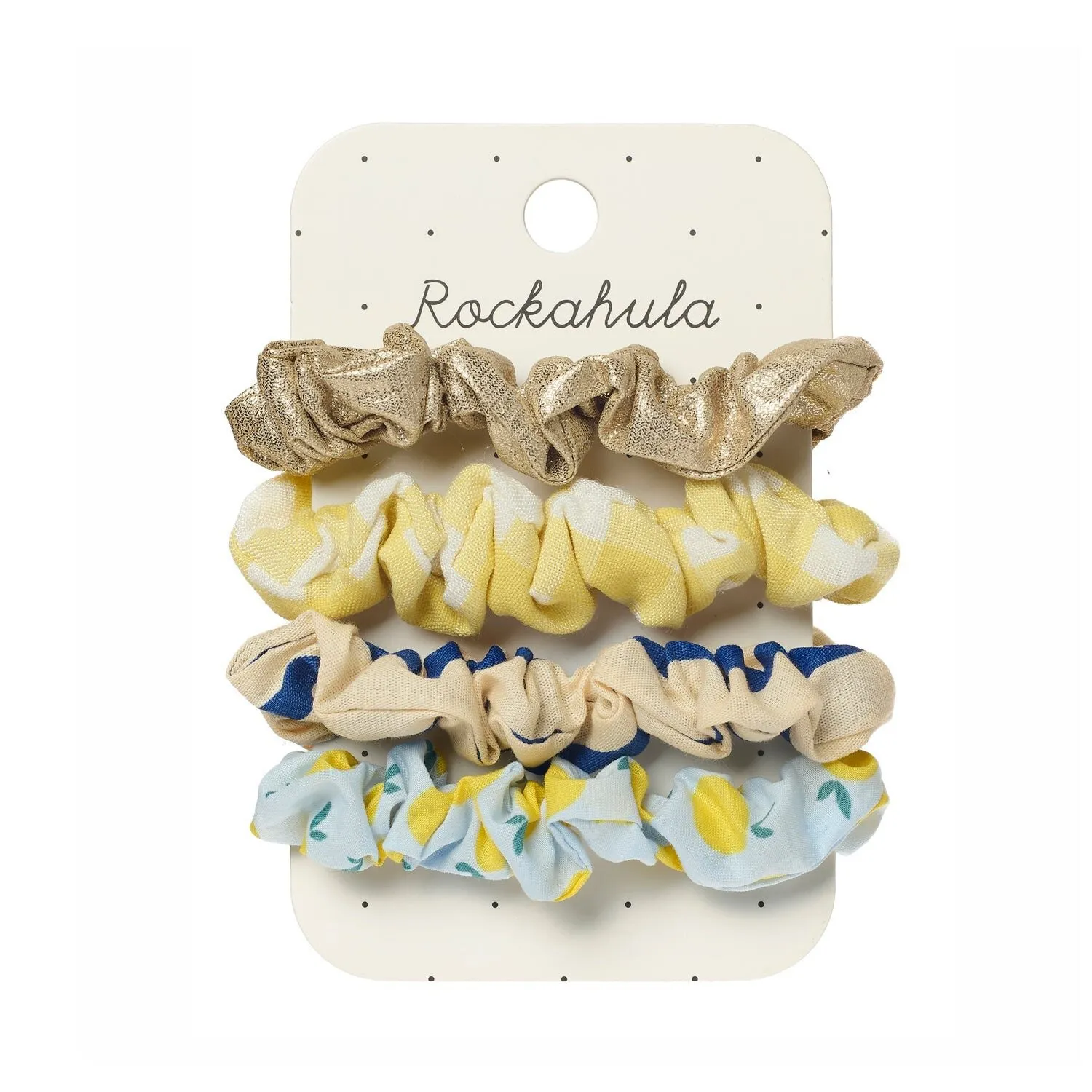 Set 4 scrunchie/elastici Limone