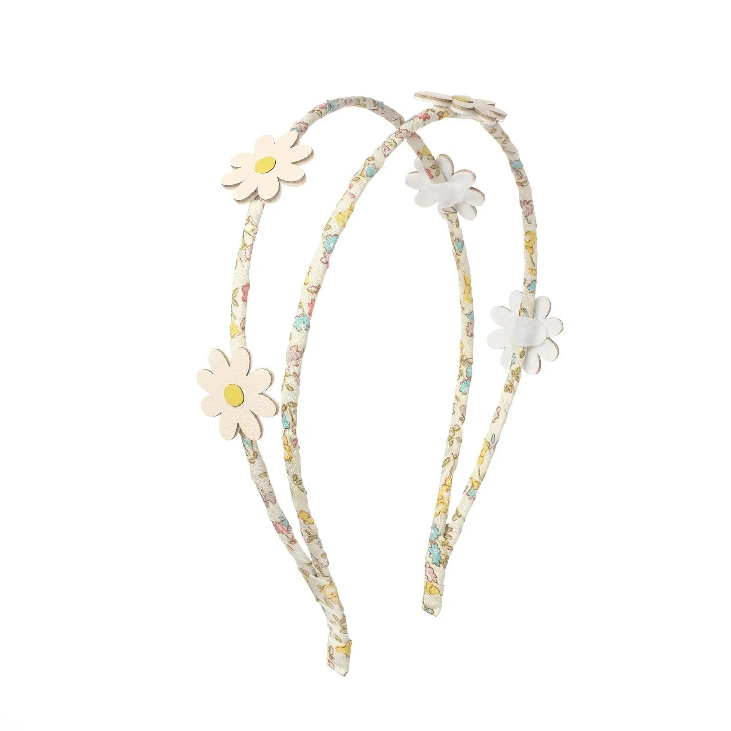 Cerchietto margherite e fiori