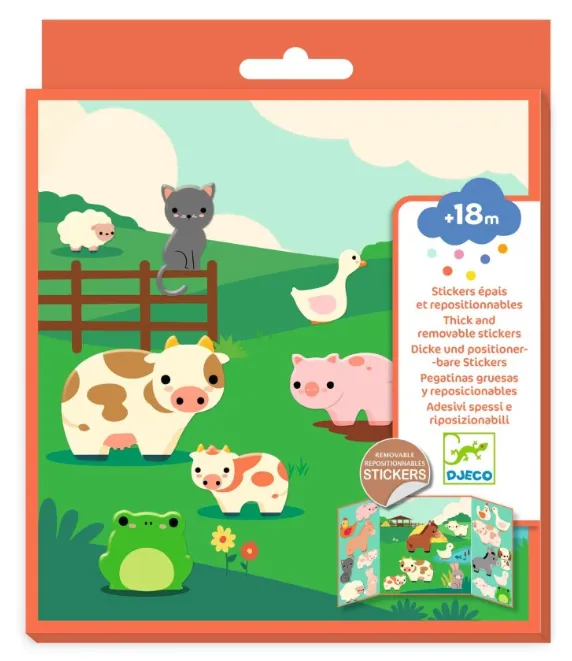 Stickers/adesivi riposizionabili attacca e stacca Fattoria