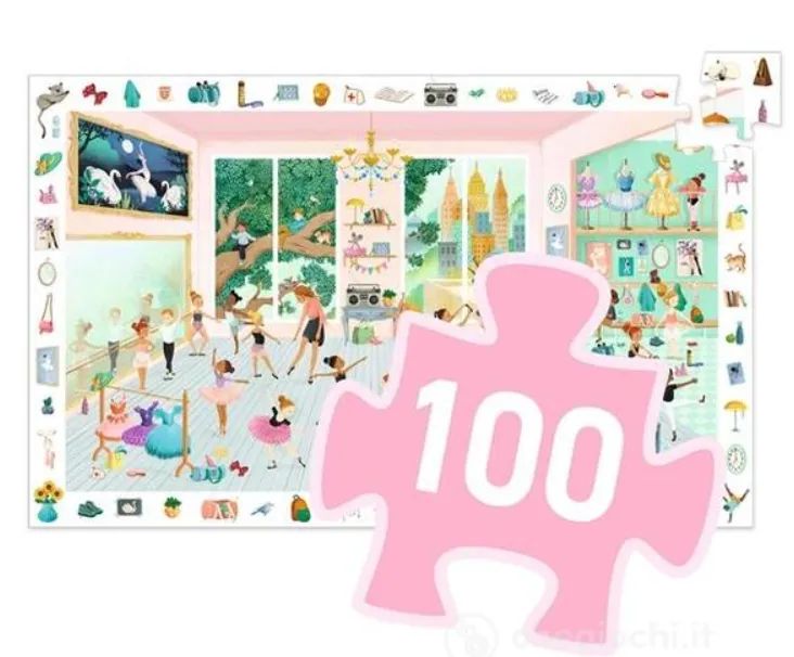 Puzzle di osservazione, La scuola danza - 100 pezzi