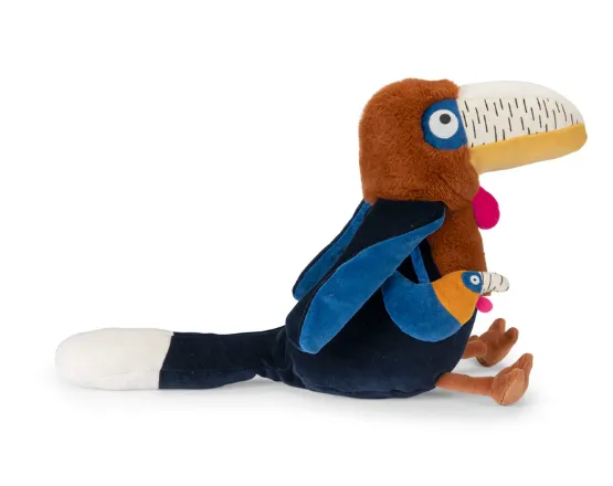Peluche grande attività Calao
