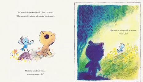 La nuvola. Orso e Uccellina