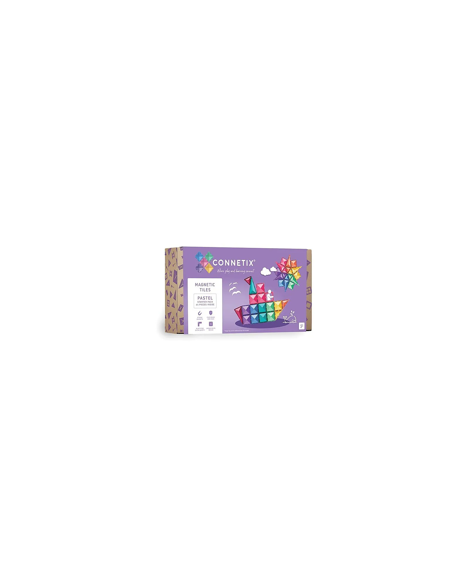 Connetix 64 Pezzi - Pastello