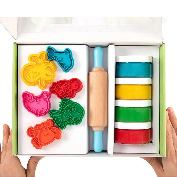 Set pasta modellabile Sea Creatures 17 pz