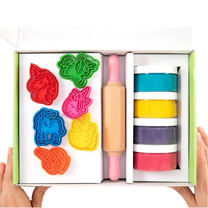 Set pasta modellabile Unicorni 17 pz
