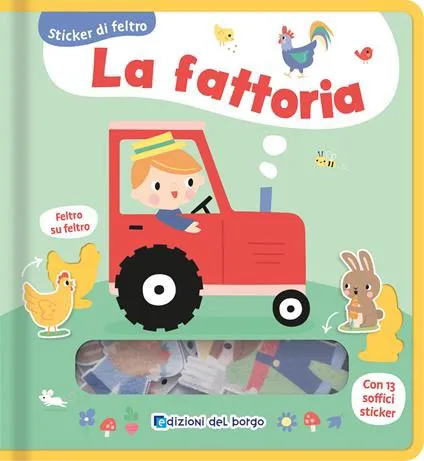 La fattoria. Sticker di feltro