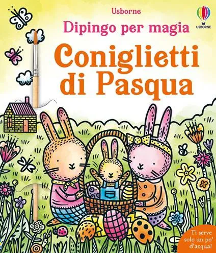 Coniglietti di Pasqua da colorare