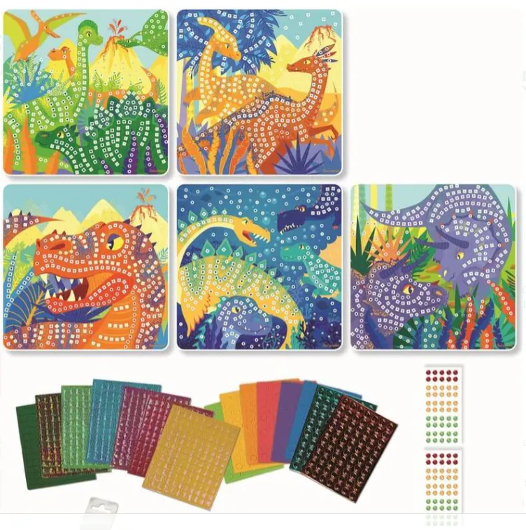 5 Mosaici Dinosauri