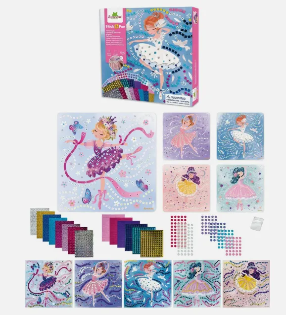 Set Creativo - 5 mosaici Principesse ballerine