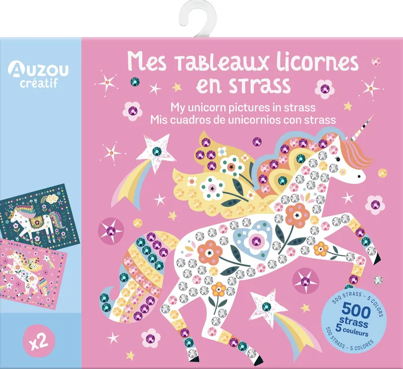 Set creativo Unicorno brillante con strass