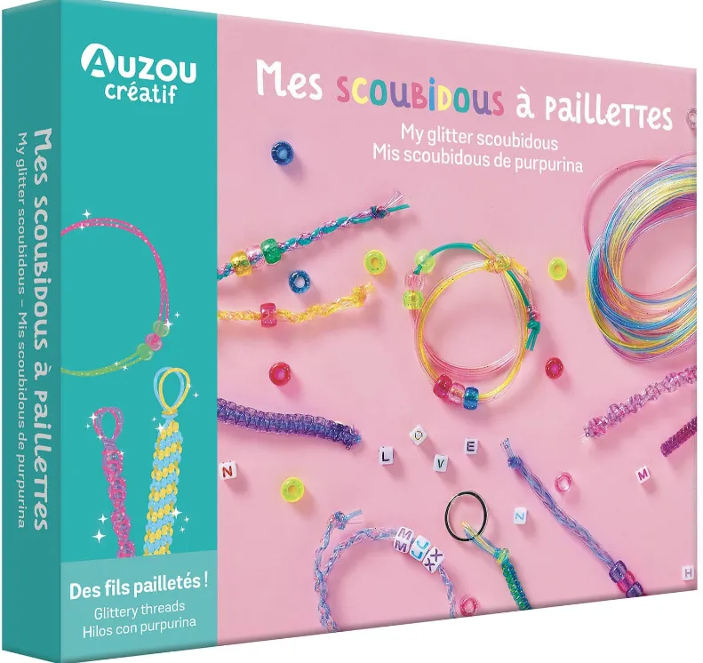 Scoubidou scintillanti