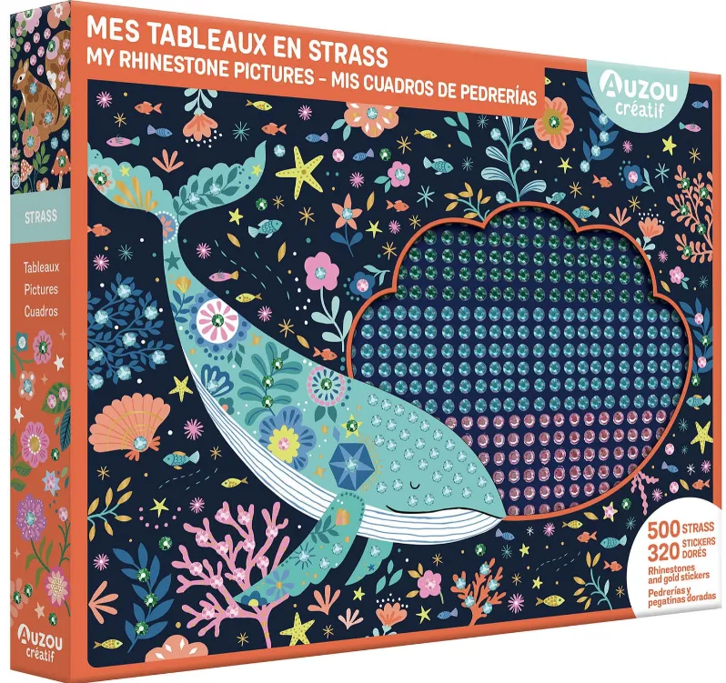 Set creativo quadri animali con strass