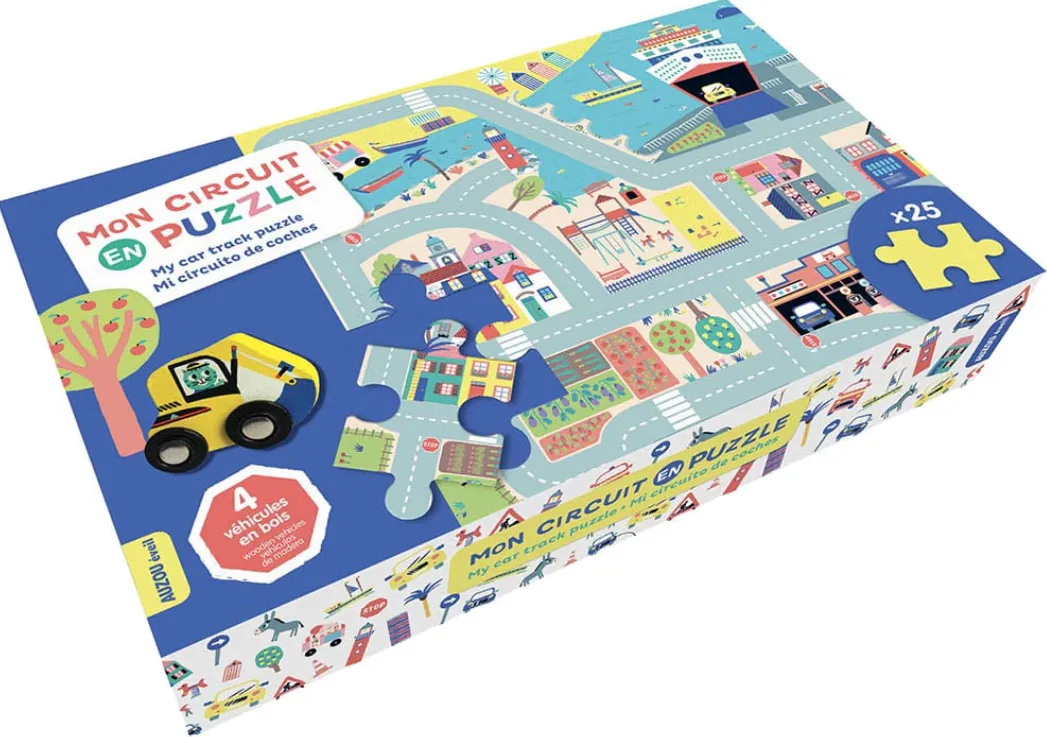 Puzzle circuito macchinine