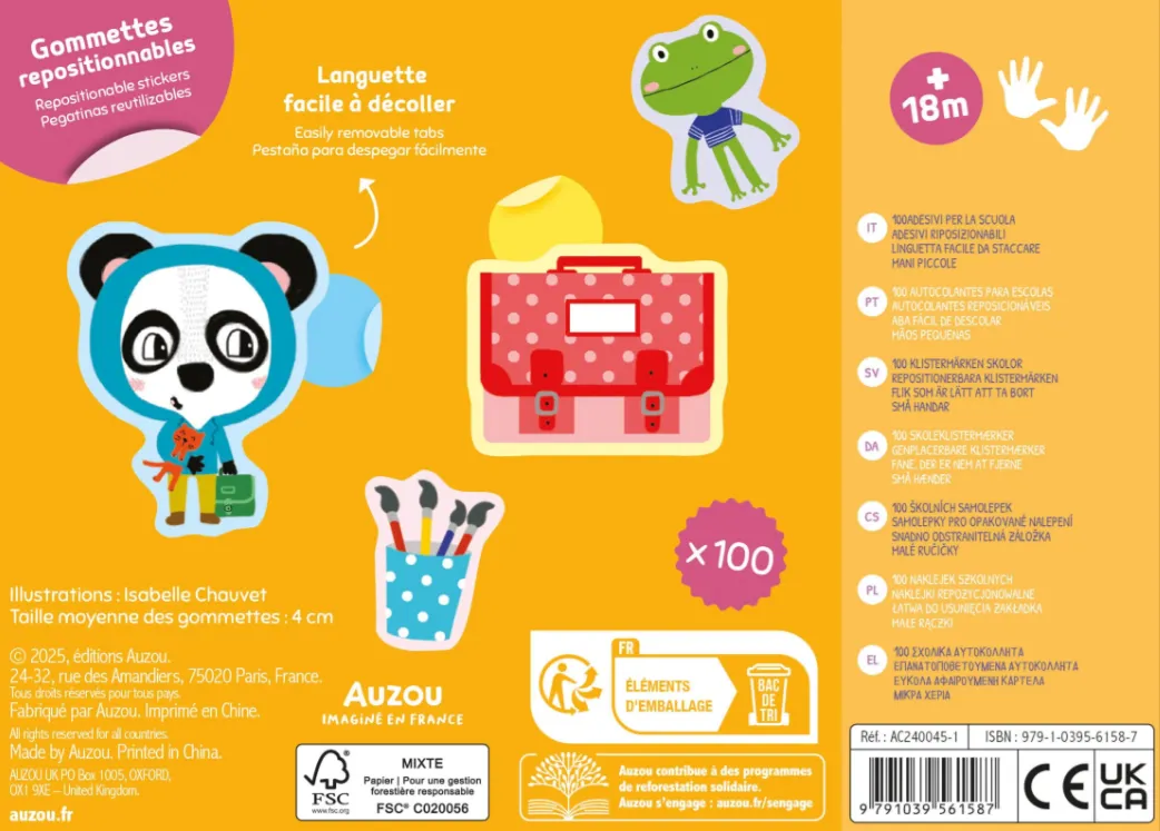 Baby Adesivi – A scuola