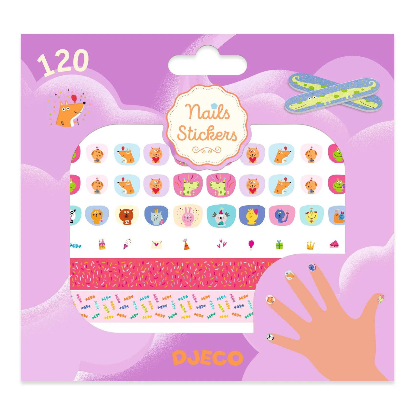 Stickers per unghie - Buon Compleanno!