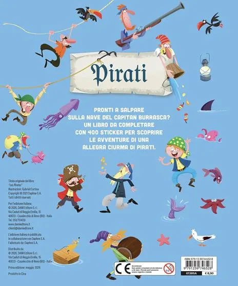 Pirati. 400 sticker