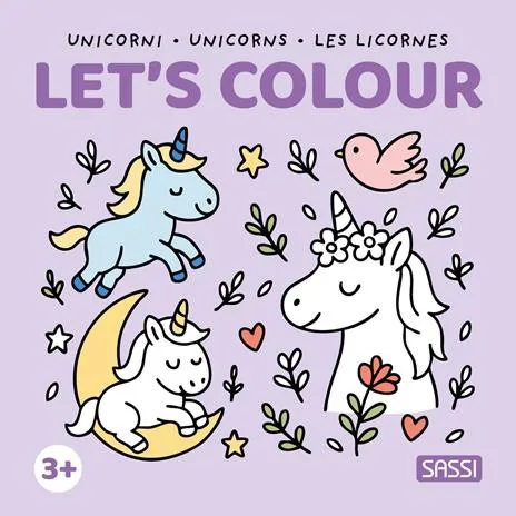 Unicorni - Let's colour - Album da colorare