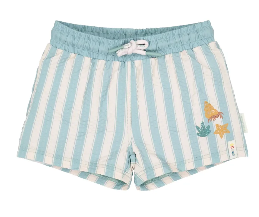 Costume da bagno - Verdi - Strisce effetto surf oceanico