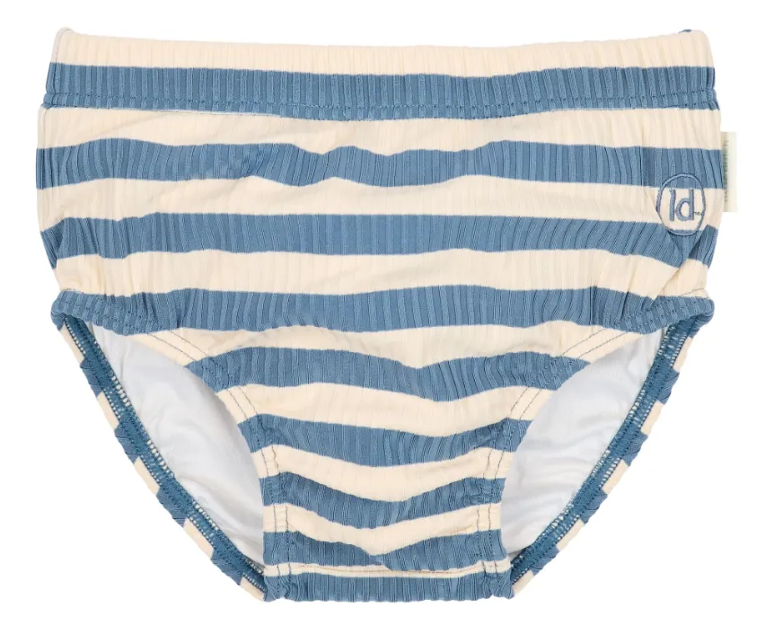Costume contenitivo da bagno - Blu - Strisce blu oceano