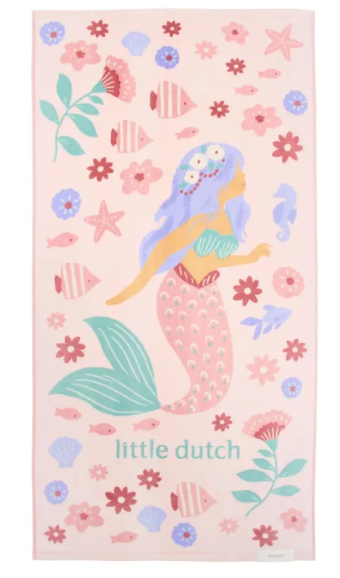 Telo mare Sirena Multicolore - 60 cm x 120 cm
